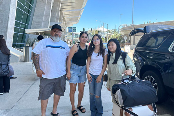 ホームステイ滞在